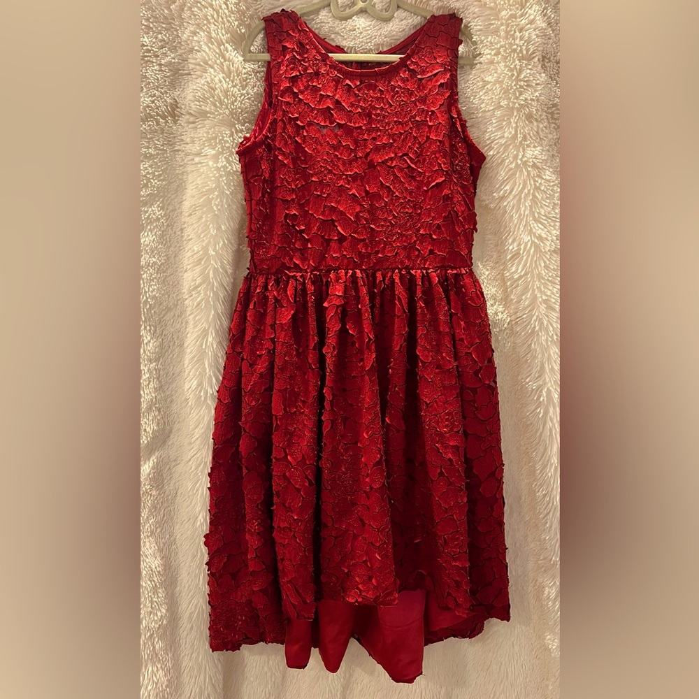 Girls formal Chasing fireflies size 12  red party dress